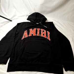 AMIRI Black and Red Men's Hoodie